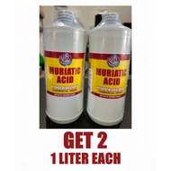 ∇ ★ MURIATIC ACID GET 2 BOTTLES LITRO