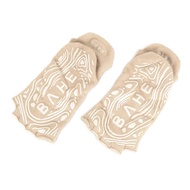 Bahe Womens Studio Grippy Opentoe Socks (Dusty Beige) - Sports Direct one size