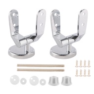 Adjustable Toilet Seat Bolt-Left and Right Hinges Kit-Toilet Seat Hinges Zinc Alloy Replacement Hing