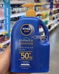 น้ำมันกันแดดกลางแจ้ง Nivea กันน้ำ ความจุขนาดใหญ่ 1L ป้องกันการสูญเสียความชุ่มชื้น โปร่งใส ประสิทธิภา