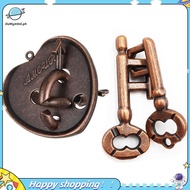 【ouwym9al】Classic Intelligent Lock Toy Set Kit Brain Tester Development Alloy Key Ring Puzzle Game K