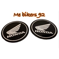 (CC28)STICKER EMBLEM LOGO HONDA RS150 RS150R DASH110 DASH125 ALPHA CX FUTURE 125i WAVE125S Buang Capang Signal Aluminium