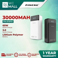 【New】Pineng PN-878PD 30000mAh Powerbank PD3.0 + QC 3.0 Quick Charge 65W Li-ion Polymer Battery for L