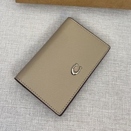 New 2024 for Women leather Double fold Card Holders Official Store genuine product CH800 Size: 10.5x