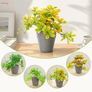 MERY Fake Potted Plant, Fake Plant Bonsai Artificial Bonsai Plant,  with Pot Artificial Spider Plant