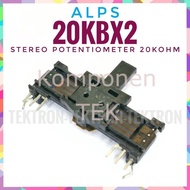 ALPS 20KBX2 Potentiometer Geser 20Kohm 20 K potensio potentio asli ORI