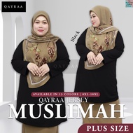𝐐𝐀𝐘𝐑𝐀𝐀 Soft & Comfy / Baju Jersey Muslimah Plain / Jersey Quick Dry / 𝐏𝐋𝐔𝐒 𝐒𝐈𝐙𝐄 / 8XL-10XL