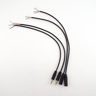 Audio Extension Cable 3.5mm 3 Pin 4 Core Male Female Aux Single Head Line Stereo 3 4 Wires DIY Audio
