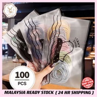 100pcs Fashion Hairties Hair Rope Headdress Cute Hair Tie Rubber Band Elastic Hair Accessory Hairban