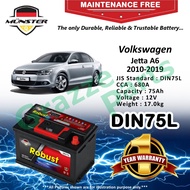 Münster Robust MF CMF DIN75 | DIN75L | 57539 (75AH) Car Battery Bateri Kereta for Volkswagen VW Jett