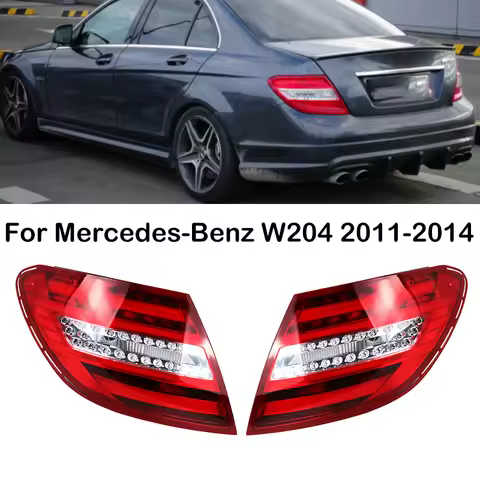 For Mercedes Benz W204 C180 C200 C220 C260 C280 C300 2011 2012 2013 2014 LED Car Rear Tail Light Tai