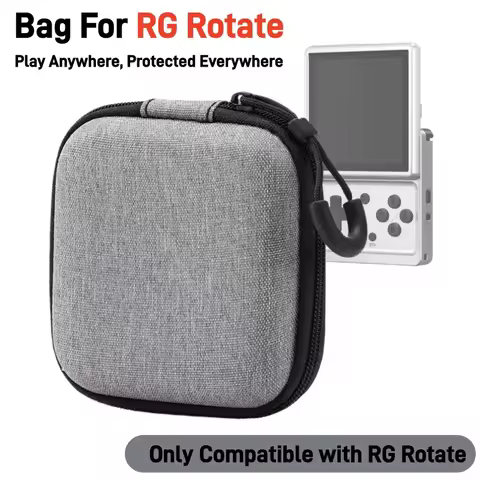 Protective Hard Shell Case for RG Rotate Retro Game Console - Waterproof Shockproof Portable Storage