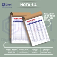 A6 Size Custom Note A6 Custom Note/ Sales Note/