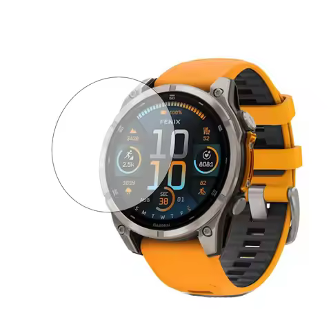 Hard Glass Protective Film Guard For Garmin Fenix 8/E 43mm 47mm 51mm Amoled/Solar Smart Watch Screen