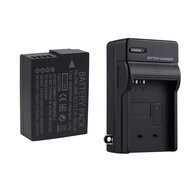 เซ็ตคู่ 2 ก้อน +แท่นชาร์จ Lumix DMW - BLC12 BLC-12 BLC12E BLC12PP เเบตกล้อง blc12 blc12e GX8 G85