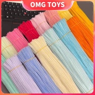 Dense fuzzy wire Set flowers cleaner craft Chenille Stem Flowers 100pc 50pcs Handmade DIY Toys