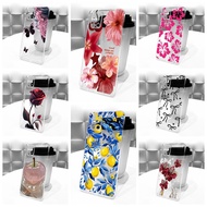 For Samsung Galaxy A31 Case Transparent Silicone Cover Fashion Flower Butterfly Soft Casing For Sams