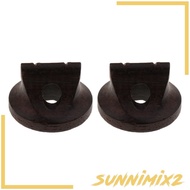 2x Ebony Erhu Bridge for String Instrument Parts