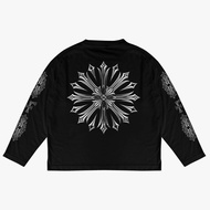 Fakelab Long Sleeve Boxy Hieraldic Black Tshirt / Hardcore BlackLS Ornamental T-Shirt/