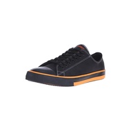 Harley-Davidson Men's Roarke Vulcanized Shoe, Black/Orange, Size 11 M US