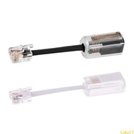 Lidu11 RJ9 4P4C Female Telephone Connector Adapter