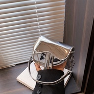 Beg Saddle Budak Perempuan Laser Hologram | Beg Selempang Kanak-kanak Viral | Aksesori OOTD Budak