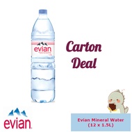 Evian Mineral Water 12 x 1.5L