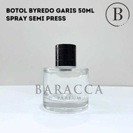 Byredo Perfume Bottle Cap Garis 50ML Semi Press - Empty Perfume Bottle Byredo - Byredo Bottle 50ML