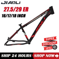 JIANLI MTB Frame 27.5er 29er 16 17 18 Inch Aluminum Alloy MTB Frame Mountain Bike Frame Bike Disc Bicycle Frame With Seat Clamp And Tail Hook Bicycle Frame Bicycle Accessories
