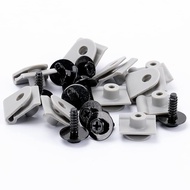 OAUTOO 10Sets Fender Liner Bumper Cover Splash Shield Screw & U-Nut for Mazda B455-56-135, 9CF6-00-5