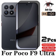 For Poco F9 Ultra 2 Pcs Privacy Tempered Glass Screen Protector For Redmi Note 17 Poco F9 Pro Max Ul