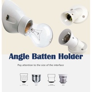 B22 Angle Batten Holder E27  Bulb Holder Lamp Pemegang Handle Lampu Kaki Tapak Mentol Bulat Sengek 4