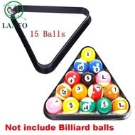 LANFO Table Pool Accessories Black 9 Ball 15 Ball Triangle Frame