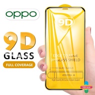 ใหม่9D กระจกเทมเปอร์คลุมทั้งหมดป้องกันหน้าจอ OPPO A54S A35 A15 A15S A57S A16 A16S A16K A16E A32 A17 A33 A77 A72 A57E A12S A91 A93 A12 A77S A53 A17K Reno 3 4 5 6 7 8 Realme 7 10 C11 C17 VIVO Y91 Y93 Y95 Y70 Y1S Y90