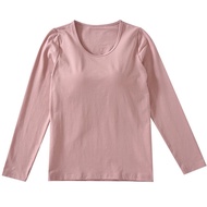 N031 baju bra high quality kaos lengan Panjang kaos polos wanita muslim