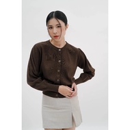 Daisy Knit Button Cardigan All SizeWanita