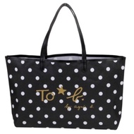 To B by Agnes B Polka Dot Shoulder Shopper Tote Bag