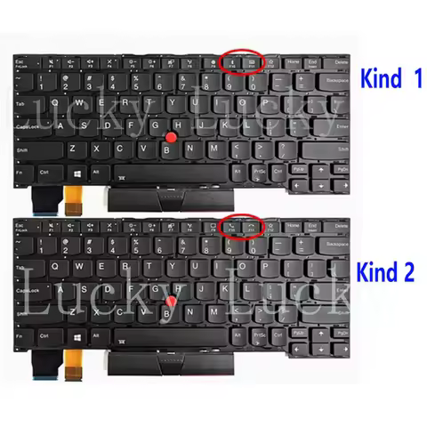 f For Lenovo ThinkPad X13 Yoga Gen 1 X390 Yoga Laptop Keyboard with Backlight