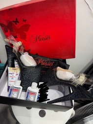 Pleaser pole dance shoes high heels free dry hands