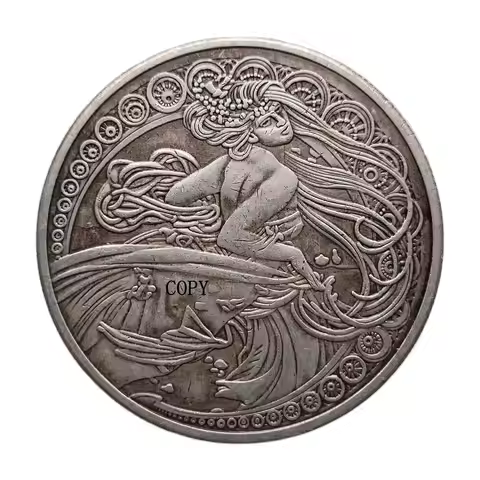 HB(235) Hobo Nickel Morgan Dollar Silver Plated Copy Coin