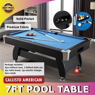 Pool Table 7ft Meja Pool American billiard table Snooker set meja pool murah full set