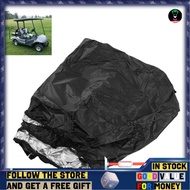 Sinhopsa Luocute Golf Cart Cover 210D Oxford Fabric Waterproofing Windproof for EZ GO Club Car 4 Pas