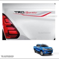 สติ๊กเกอร์ ลาย TRD Sportivo ใส่ รีโว้ toyota hilux REVO sticker trd sportivo toyota hilux revo 2 ชิ้