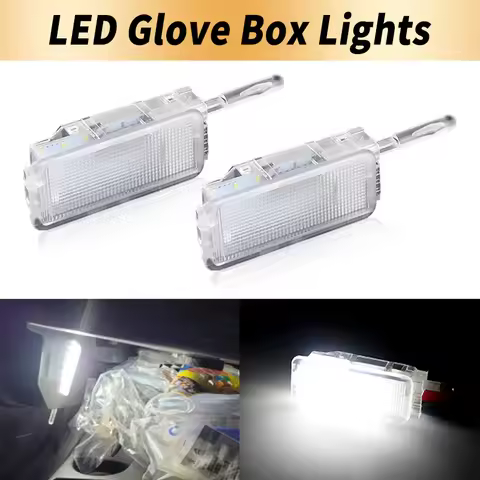 1/2PCS Canbus LED Footwell Glove Box Trunk Light For Citroen C2 C3 C4 C5 C6 C8 DS3 Saxo Picasso(CA33