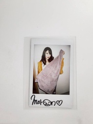 女優 夏希栗 片場使用濟毛巾連簽名拍立得