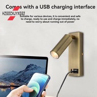 3W LED Wall Lamp Embedded and Rotatable Reading Light USB Focus Light for Bedroom Bedside Study 3000