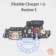 Plus ic + Realme 5 Original Flexible Charger + IC Flexible Charger Connector REALME 5