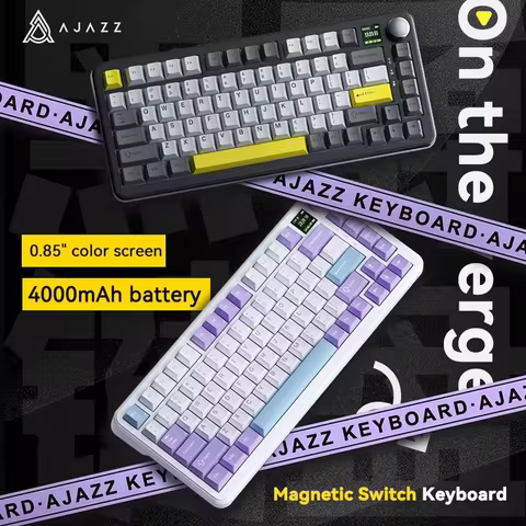 AJAZZ AK820 MAX New Magnetic Switch Type-C-Wired Only-Computer Gaming Keyboard Upgrade Gasket Mechan
