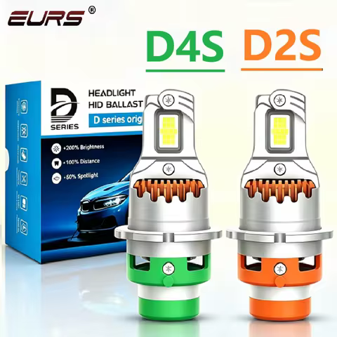 D2S LED Car Headlight Canbus HID D4S D2R D4R Led Xenon Bulb 1:1 Turbo Led Car Lamp Auto Light 6500K 