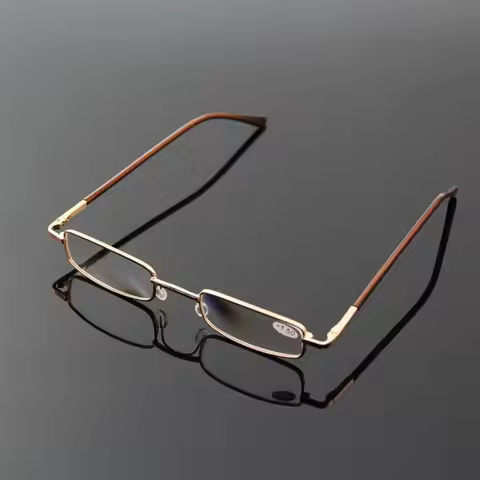 Vintage Eye Protection Reading Glasses Ultralight Eye Protection Metal Presbyopic Eyewear Optical Sp